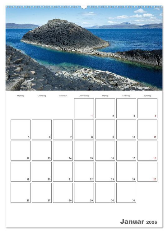 Produktbild: Schottland f&uuml;r Naturliebhaber (Wandkalender 2026 DIN A2 hoch), CALVENDO Monatskalender
