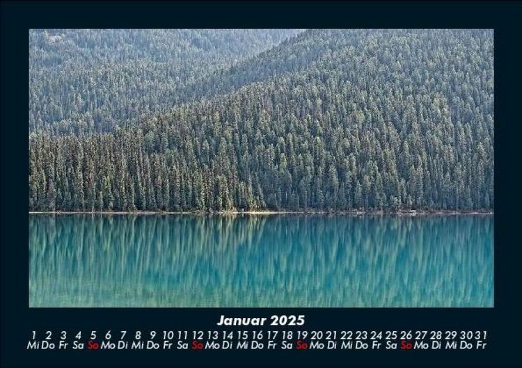 Produktbild: Die Seen der Erde 2025 Fotokalender DIN A5