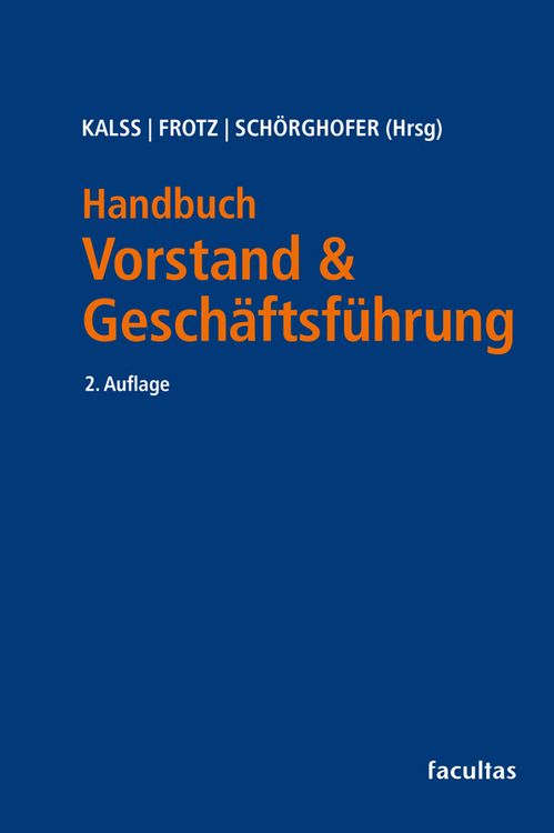 Produktbild: Handbuch Vorstand & Gesch&auml;ftsf&uuml;hrung
