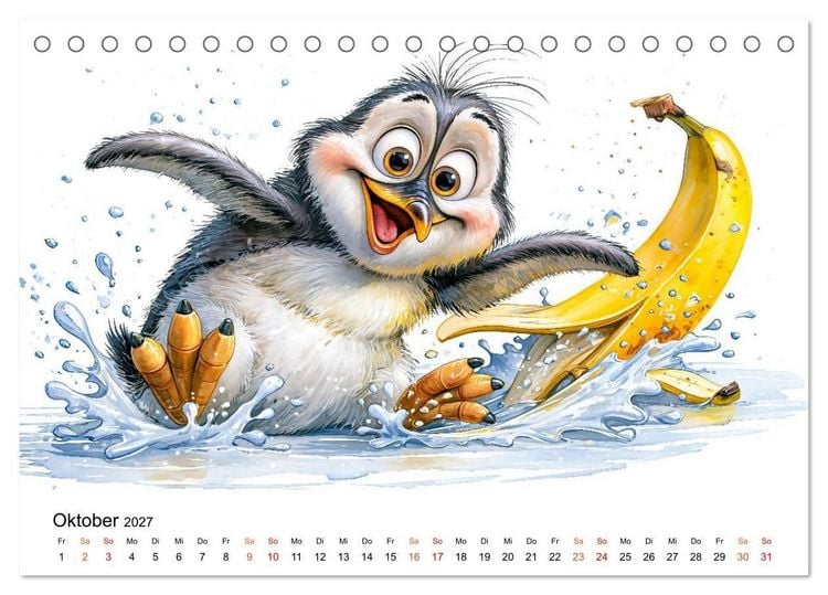 Produktbild: Tieralarm - Fell, Fun & Firlefanz (Tischkalender 2027 DIN A5 quer), CALVENDO Monatskalender