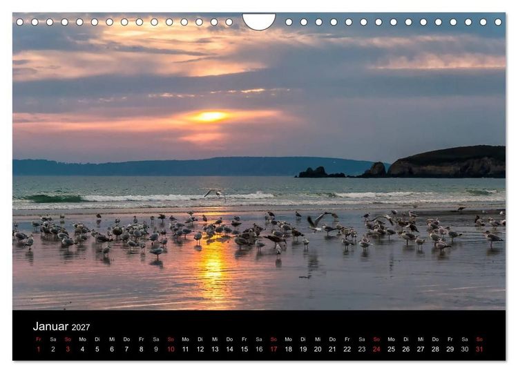 Produktbild: Faszination Meer und Wolken (Wandkalender 2027 DIN A4 quer), CALVENDO Monatskalender