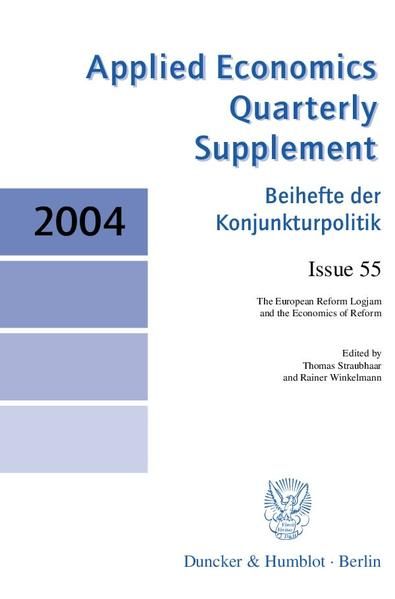 Produktbild: The European Reform Logjam and the Economics of Reform.
