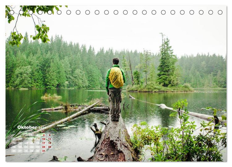 Produktbild: Vancouver & British Columbia (Tischkalender 2026 DIN A5 quer), CALVENDO Monatskalender