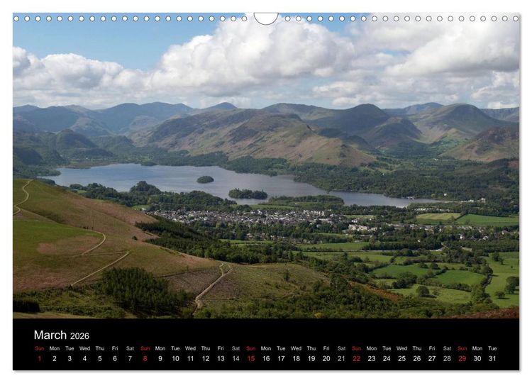 Produktbild: The English Lake District (Wall Calendar 2026 DIN A3 landscape), CALVENDO 12 Month Wall Calendar
