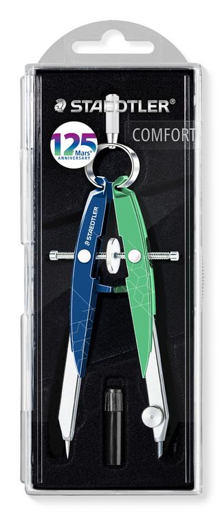 Produktbild: STAEDTLER Mars comfort 556, Pr&auml;zisions-Geometriezirkel, Zirkel, Mars Anniversary 556 00-MA1