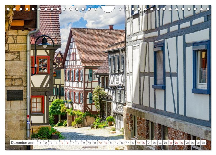 Produktbild: Sindelfingen Impressionen (Wandkalender 2026 DIN A4 quer), CALVENDO Monatskalender