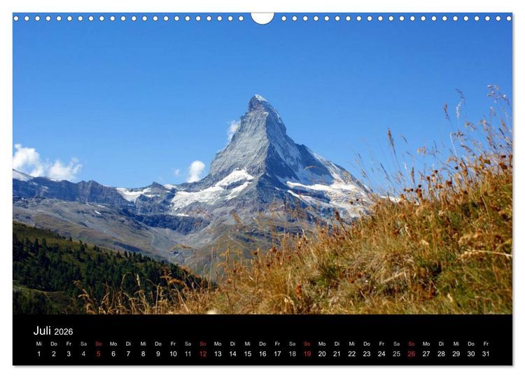 Produktbild: Faszination Matterhorn (Wandkalender 2026 DIN A3 quer), CALVENDO Monatskalender