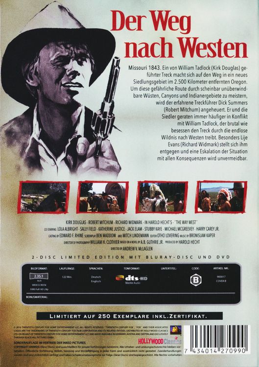 Produktbild: Der Weg nach Westen - Mediabook (+ DVD) [LE]