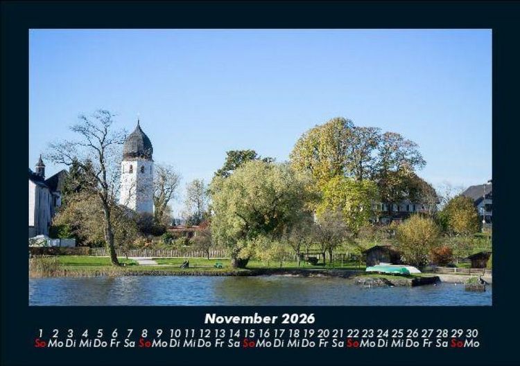 Produktbild: Die Seen der Erde 2026 Fotokalender DIN A5