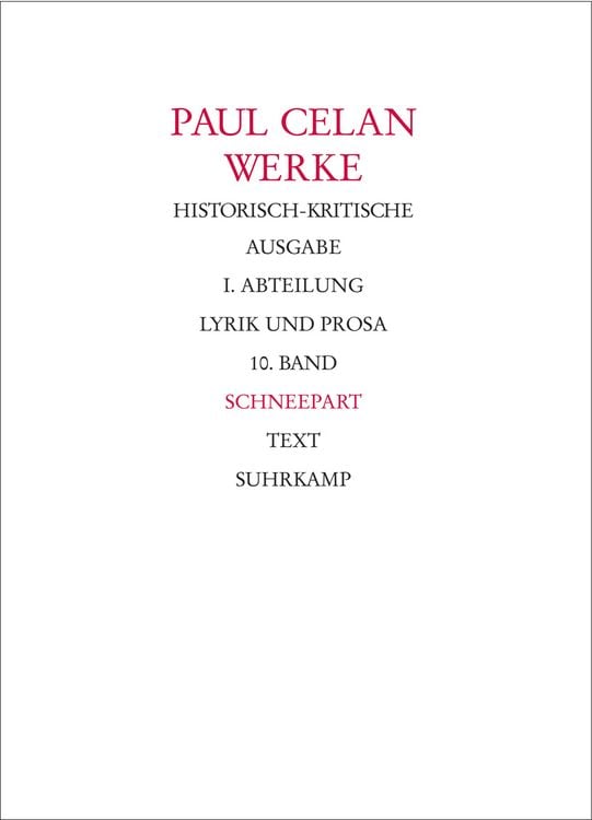 Produktbild: Werke. Historisch-kritische Ausgabe. I. Abteilung: Lyrik und Prosa