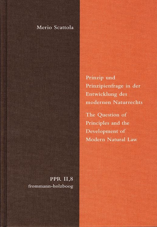 Produktbild: Prinzip und Prinzipienfrage in der Entwicklung des modernen Naturrechts