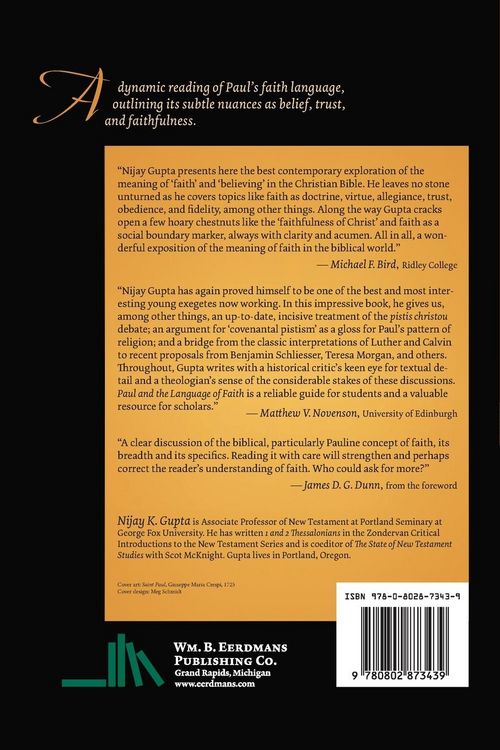 Produktbild: Paul and the Language of Faith