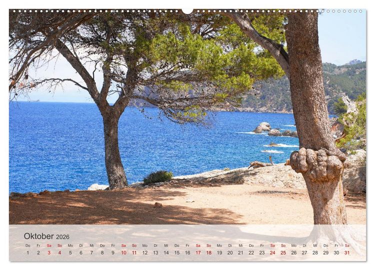 Produktbild: Cala Deia - Mallorcas Traumbucht (Wandkalender 2026 DIN A2 quer), CALVENDO Monatskalender