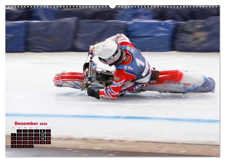 Produktbild: Ice Speedway (hochwertiger Premium Wandkalender 2026 DIN A2 quer), Kunstdruck in Hochglanz