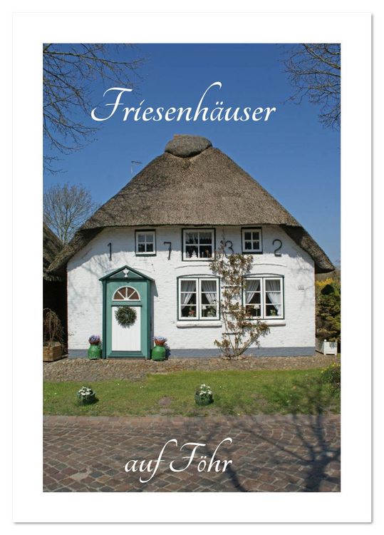 Produktbild: Friesenh&auml;user auf F&ouml;hr (Tischkalender 2026 DIN A5 hoch), CALVENDO Monatskalender