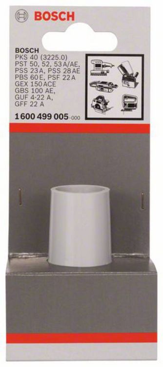 Produktbild: Anschlussstutzen, Adapter f&uuml;r Fremdabsaugung, 35/25 mm Bosch Accessories 1600499005