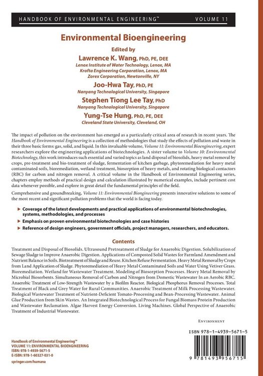 Produktbild: Environmental Bioengineering