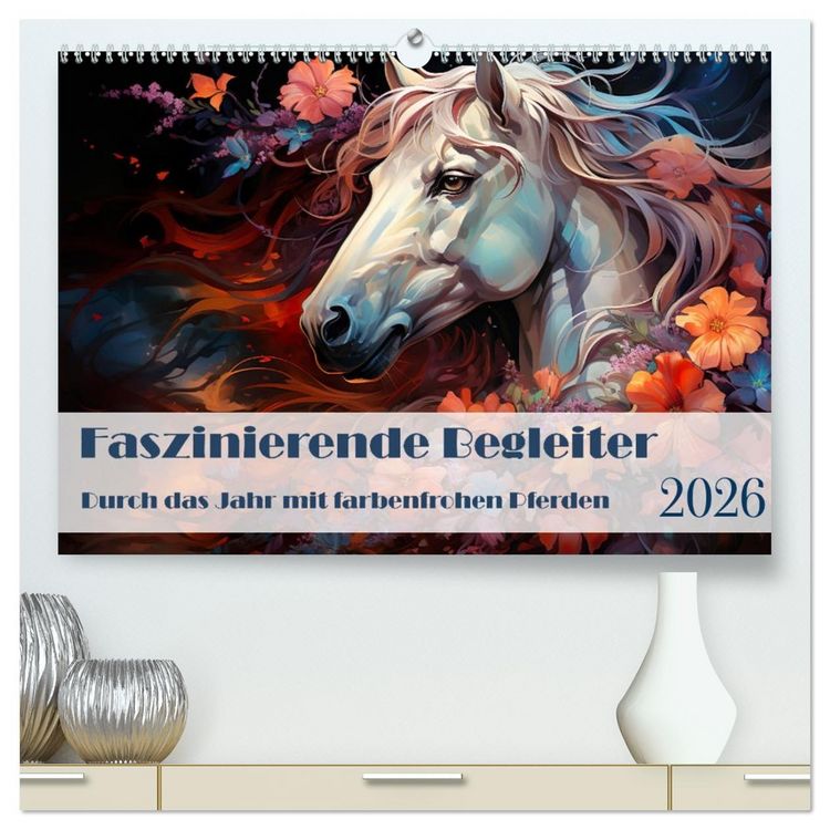 Produktbild: Faszinierende Begleiter (hochwertiger Premium Wandkalender 2026 DIN A2 quer), Kunstdruck in Hochglanz