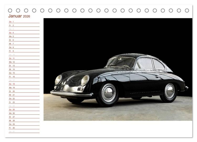 Produktbild: Classic 356 (Tischkalender 2026 DIN A5 quer), CALVENDO Monatskalender