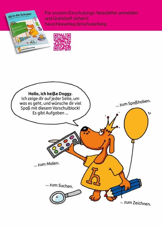 Produktbild: Vorschulblock ab 5 Jahre für Junge und Mädchen - Konzentration und Wahrnehmung
