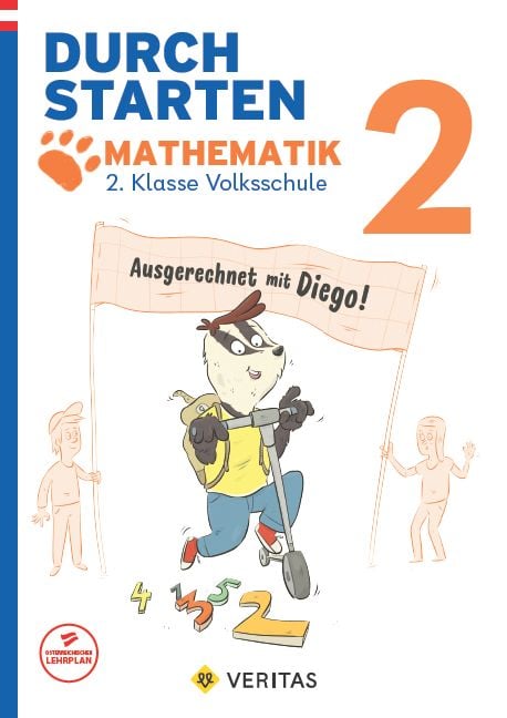 Produktbild: Durchstarten. Ausgerechnet mit Diego! Mathematik 2. Klasse Volksschule