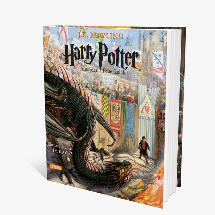 Produktbild: Harry Potter und der Feuerkelch (farbig illustrierte Schmuckausgabe)
