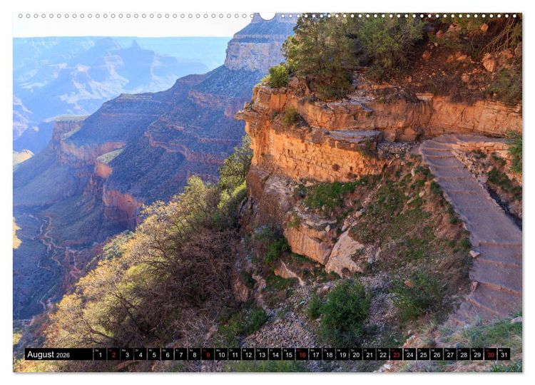 Produktbild: GRAND CANYON - Einblicke (Wandkalender 2026 DIN A2 quer), CALVENDO Monatskalender