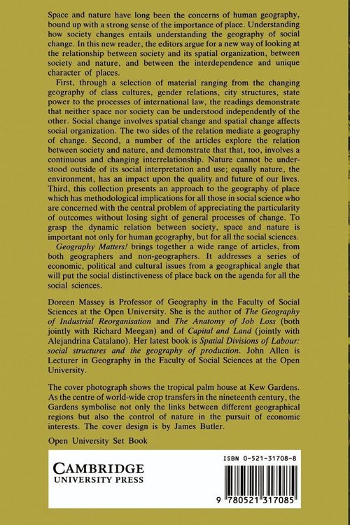 Produktbild: Geography Matters!