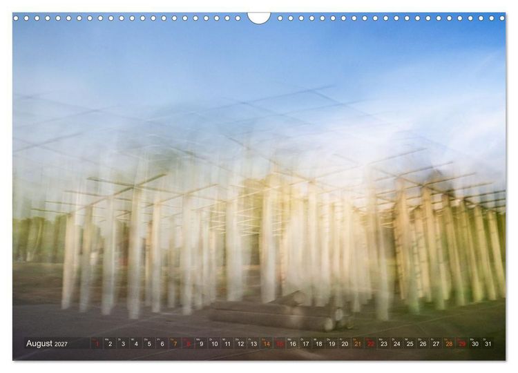 Produktbild: Experimentelle Fotografie - Schl&ouml;sser und Parks in Stuttgart (Wandkalender 2027 DIN A3 quer), CALVENDO Monatskalender