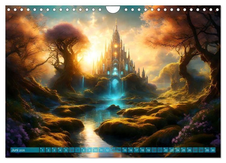 Produktbild: Visionen aus Atlantis (Wandkalender 2026 DIN A4 quer), CALVENDO Monatskalender