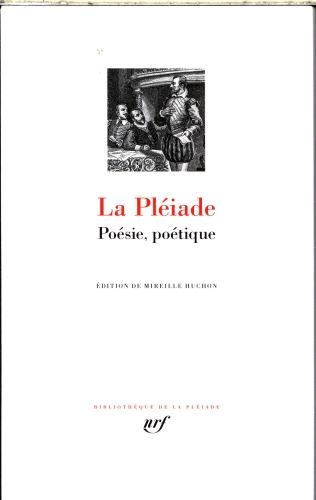 Produktbild: La Pl&eacute;iade : po&eacute;sie, po&eacute;tique
