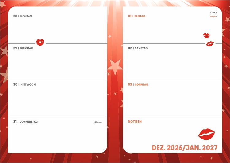 Produktbild: Taylor 17-Monats-Kalenderbuch A5 2027 - 17 Monate. Von August 2026 bis Dezember 2027