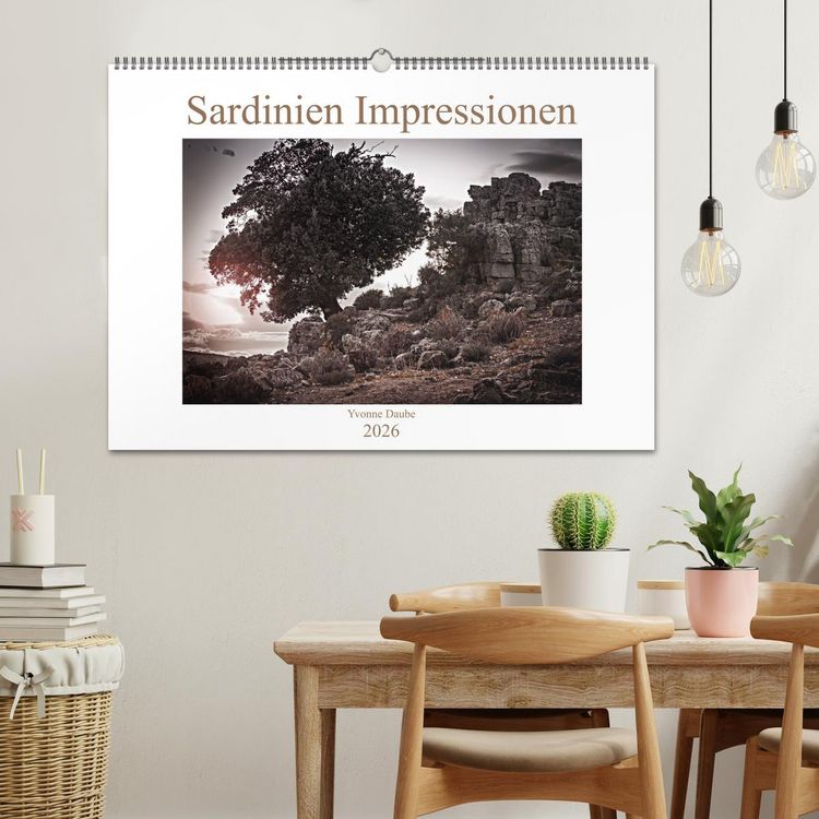 Produktbild: Sardinien Impressionen (Wandkalender 2026 DIN A2 quer), CALVENDO Monatskalender