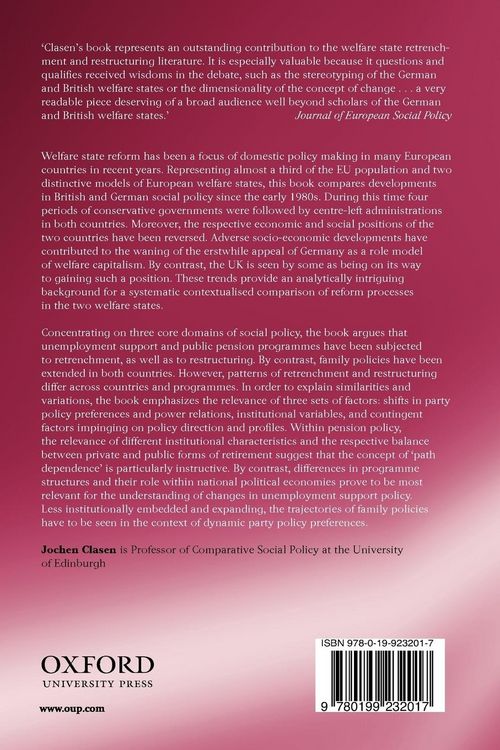 Produktbild: Reforming European Welfare States