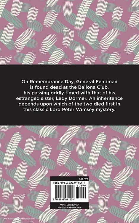 Produktbild: The Unpleasantness at the Bellona Club