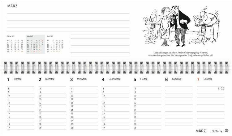 Produktbild: Loriot B&uuml;roplaner 2027