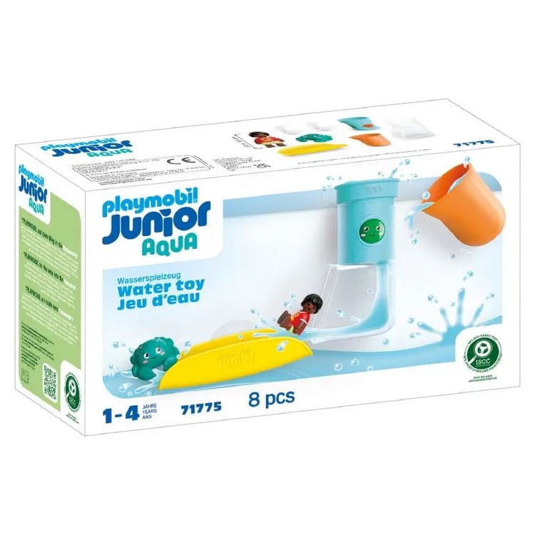 Produktbild: PLAYMOBIL 71775 JUNIOR AQUA: Wasserfalltank mit Rutsche