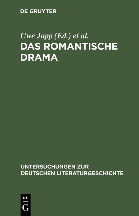 Produktbild: Das romantische Drama