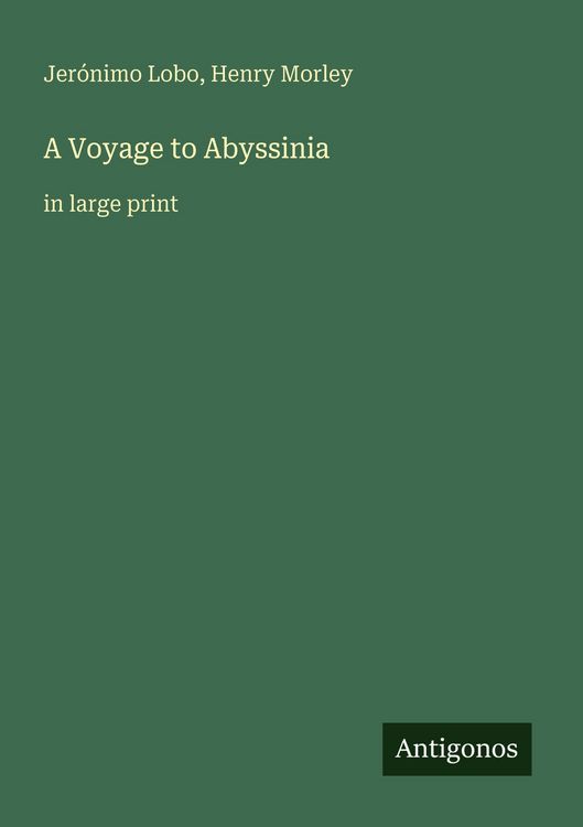 Produktbild: A Voyage to Abyssinia