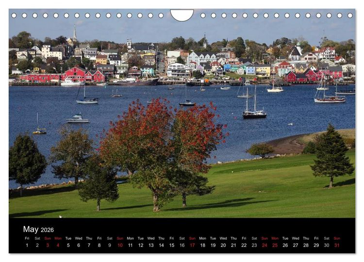 Produktbild: Canada's East Coast / UK-Version (Wall Calendar 2026 DIN A4 landscape), CALVENDO 12 Month Wall Calendar