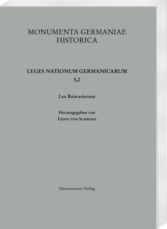 Produktbild: Lex Baiwariorum