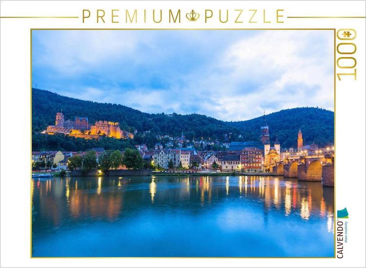 Produktbild: CALVENDO Puzzle Heidelberg am Neckar | 1000 Teile Lege-Gr&ouml;&szlig;e 64x48cm Foto-Puzzle f&uuml;r gl&uuml;ckliche Stunden