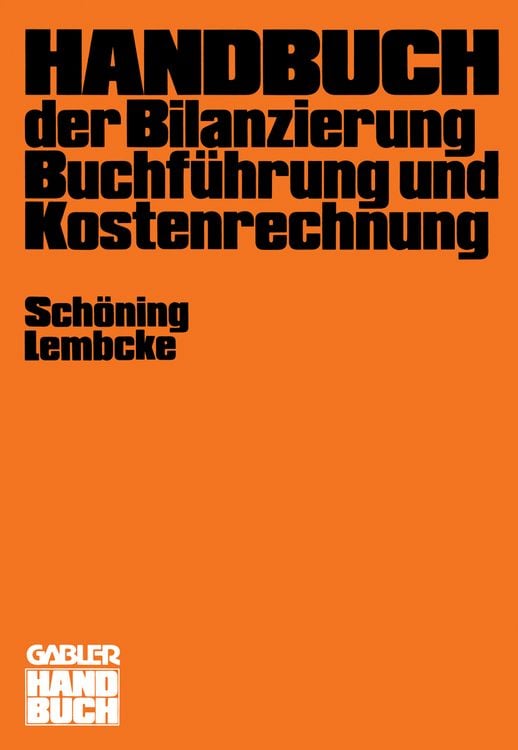 Produktbild: Handbuch der Bilanzierung, Buchf&uuml;hrung und Kostenrechnung