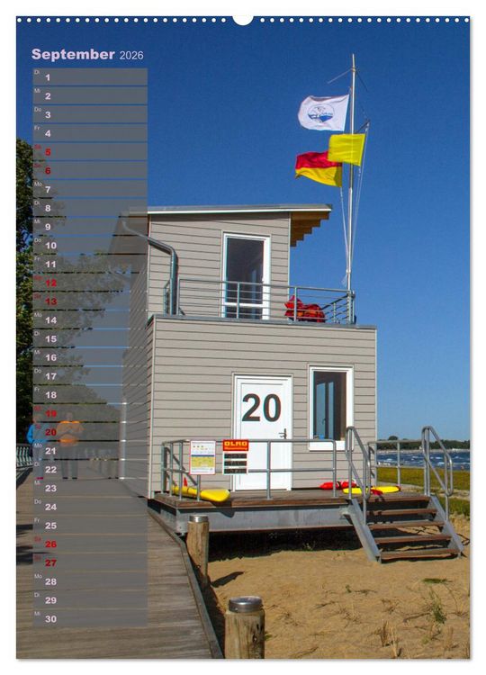 Produktbild: Ostsee Tour Deutschland - maritime Highlights (hochwertiger Premium Wandkalender 2026 DIN A2 hoch), Kunstdruck in Hochglanz