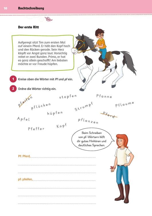 Produktbild: Bibi & Tina: Mein &Uuml;bungsbuch f&uuml;r die 2. Klasse