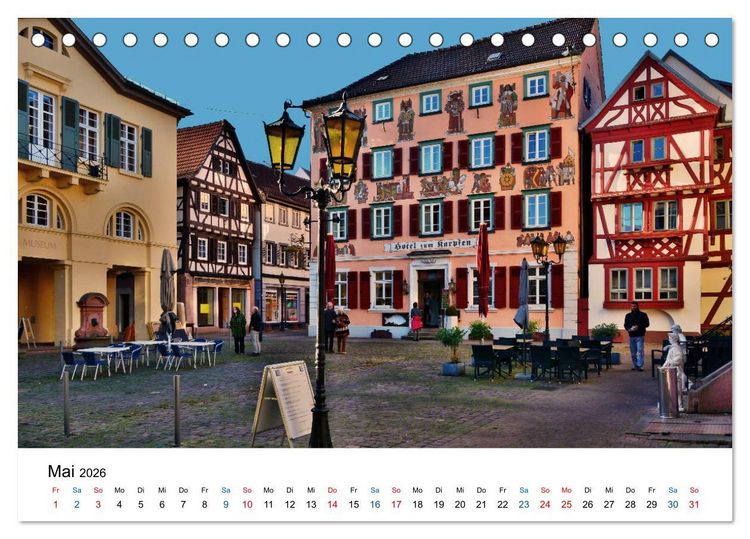Produktbild: Odenwald - Impressionen (Tischkalender 2026 DIN A5 quer), CALVENDO Monatskalender