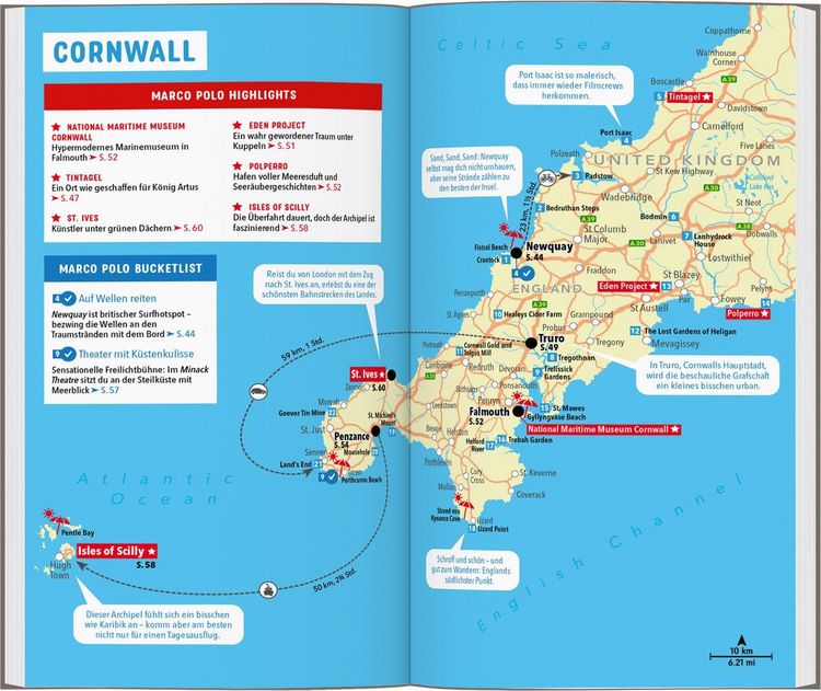 Produktbild: MARCO POLO Reisef&uuml;hrer S&uuml;dengland, Cornwall bis Kent