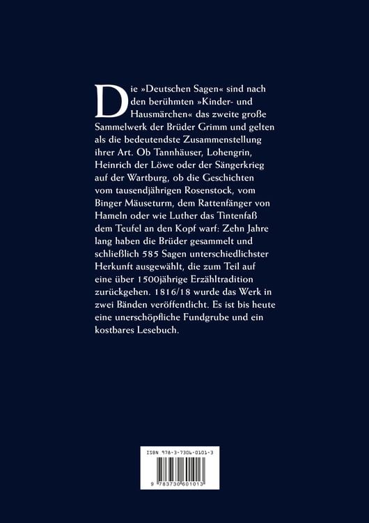 Produktbild: Deutsche Sagen - Vollst&auml;ndige Ausgabe