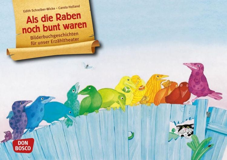 Produktbild: Als die Raben noch bunt waren. Kamishibai Bildkartenset