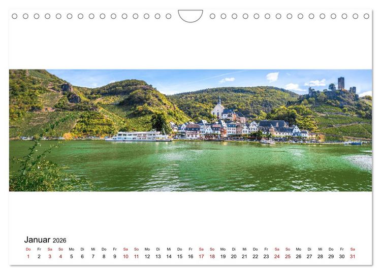Produktbild: Mosel im Panorama (Wandkalender 2026 DIN A4 quer), CALVENDO Monatskalender